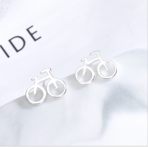 Mini Bicycle Earrings